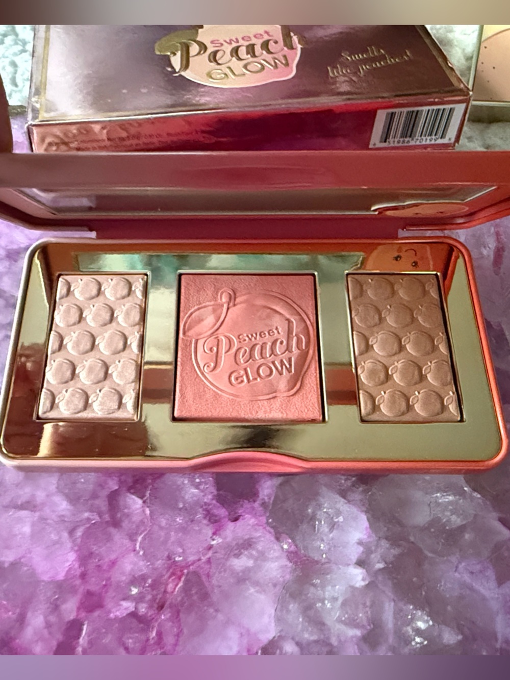 Too Faced Sweet Peach Glow Highlighting Palette - Peach Coral- NIB NEW!
